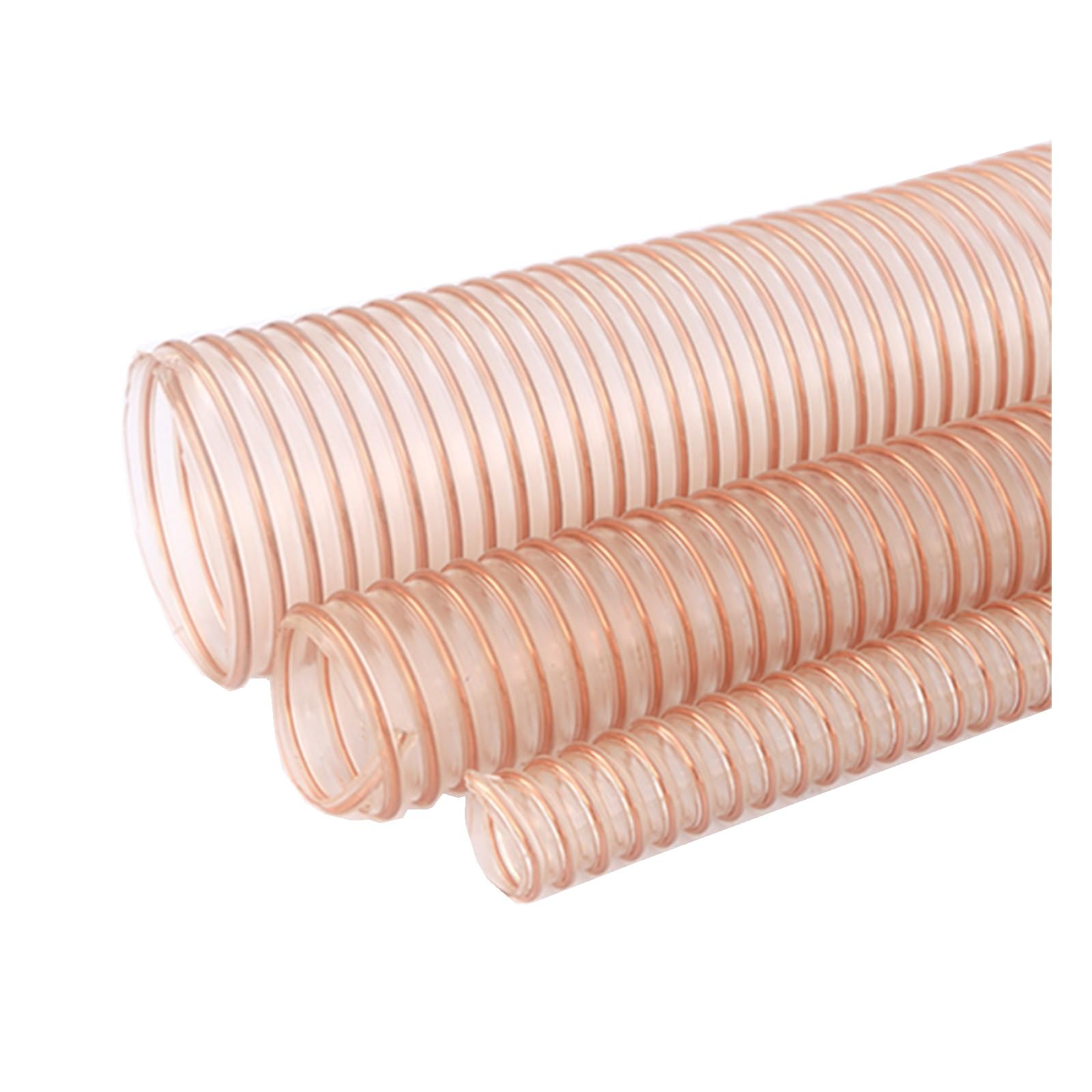 Mangueras De Alta Resistencia For La Extracción De Humos Y Residuos Tubería For Recolección De Polvo De Carpintería con Conducto Aire Telescópico En Espiral(L 1m(3.3 Ft),Dia-63MM (2.5 Inch))