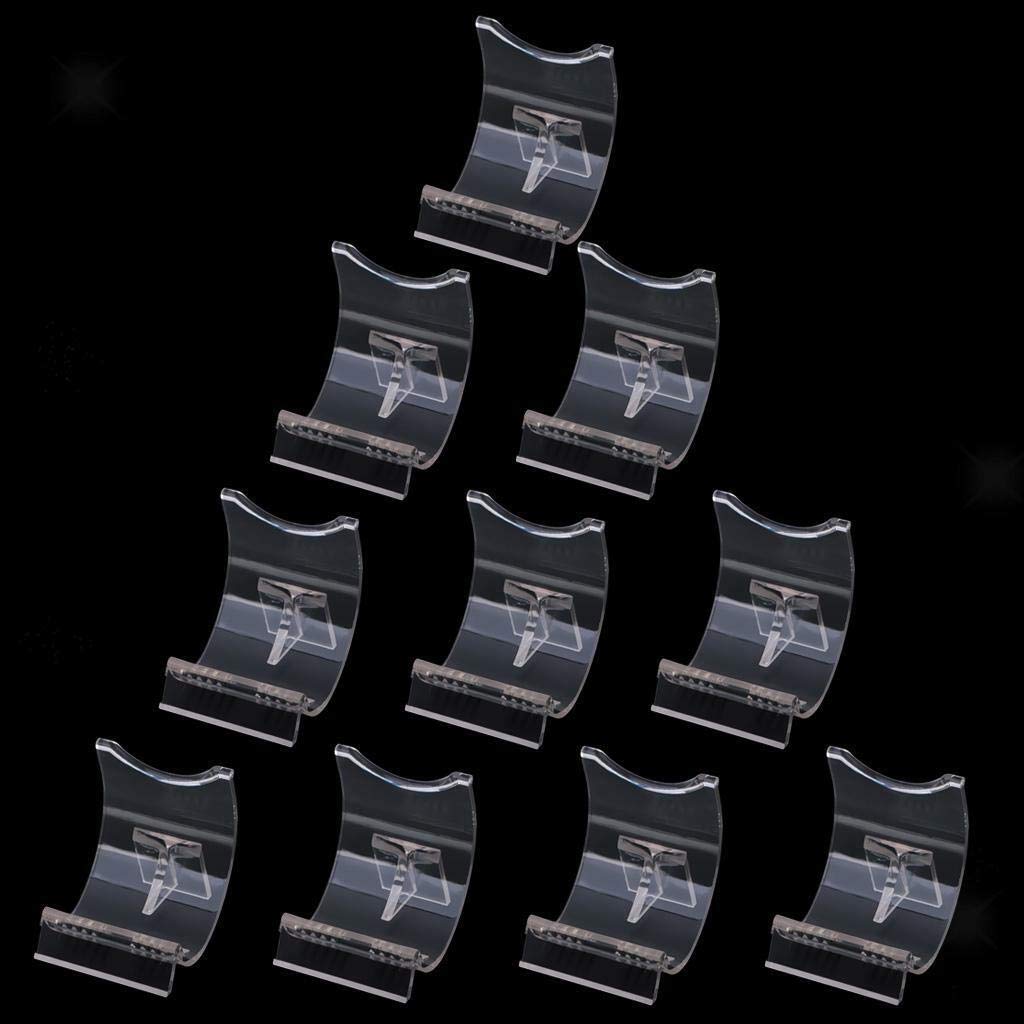 3NH® 10PCS New Translucent Lighter Collectors Display Stand Case Bracket Durable-picture-21