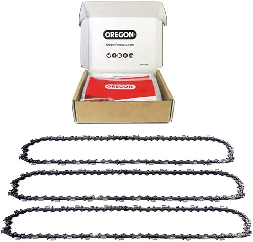 Miniatura 9 de Oregon Cadena de motosierra L68 ControlCut para barra de 18 pulgadas 68 eslabones de transmisión La cadena de retroceso bajo se adapta a varios