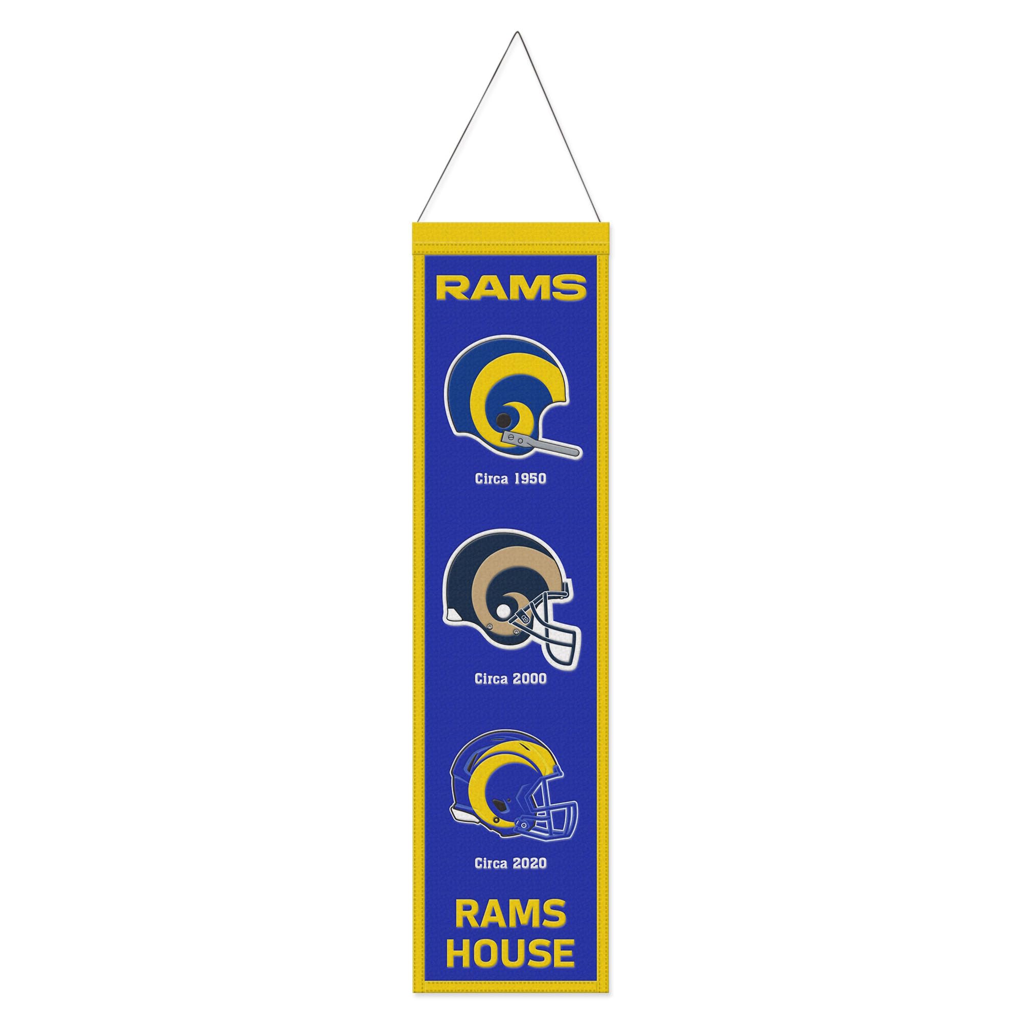 Los Angeles Rams EVOLUTION NFL Wool Banner 80x20cm — image 1
