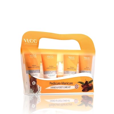 VLCC Pedicure - Manicure Hand & Foot Kit - 150g + 60ml | Remove Dirt, Impurities & Dead Skin Cells | Softens and Nourish