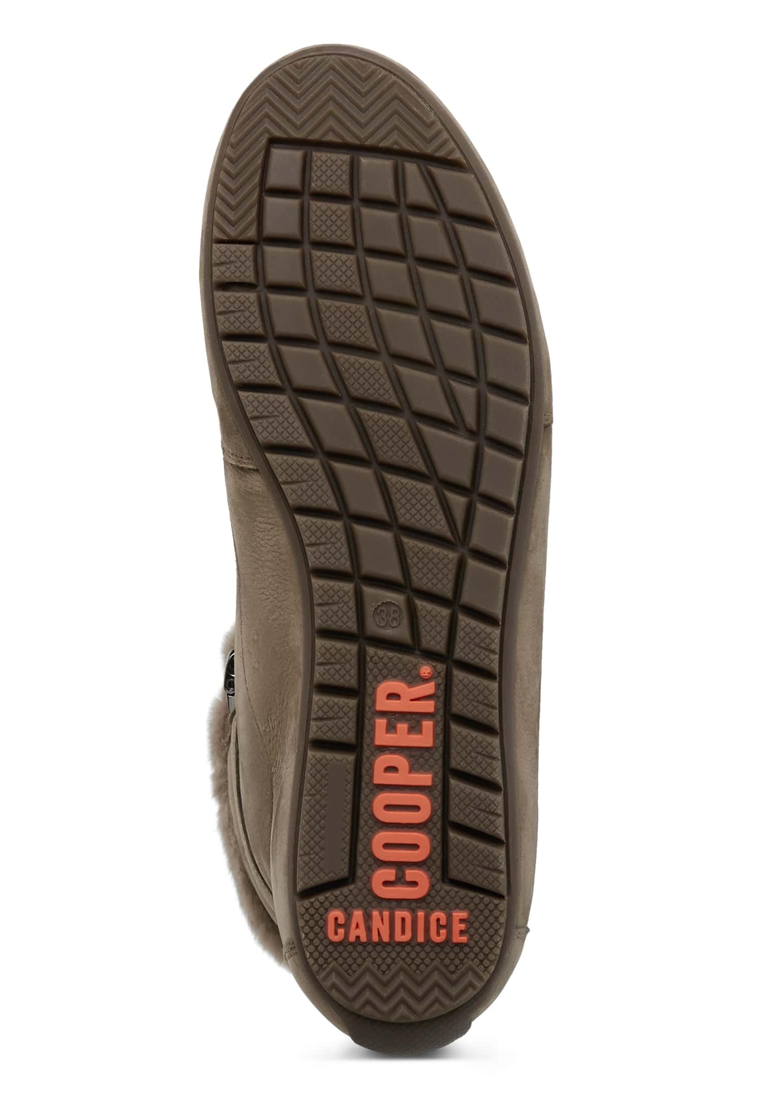 Candice Cooper Knöchelhohe Sneakers aus Veloursleder und Shearling