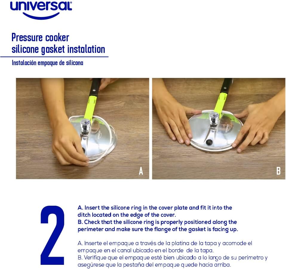 Universal Silicone Gasket for Universal Pressure Cooker Inner Lid 10.5 Qt and 13.7 Qt