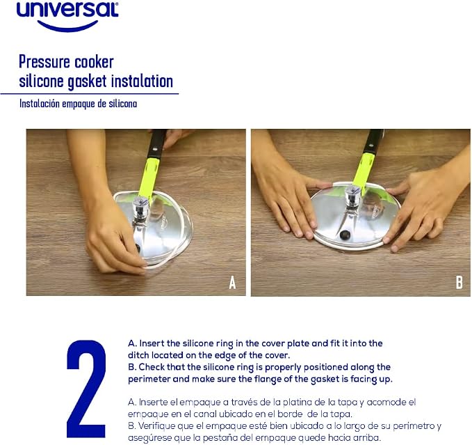 Junta universal de silicona para tapa interna de olla a presión 13.7 Qt miniatura 8