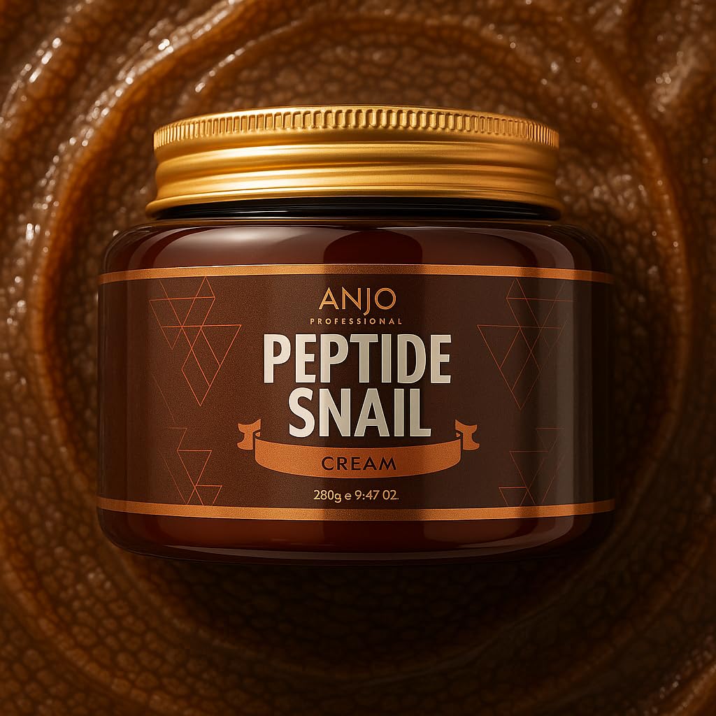 ANJO Professional Snail Peptide Cream 280ml, Korean Anti-Wrinkle Moisturiser with 97% Snail Mucin & Peptide, Hydrating - Image 3