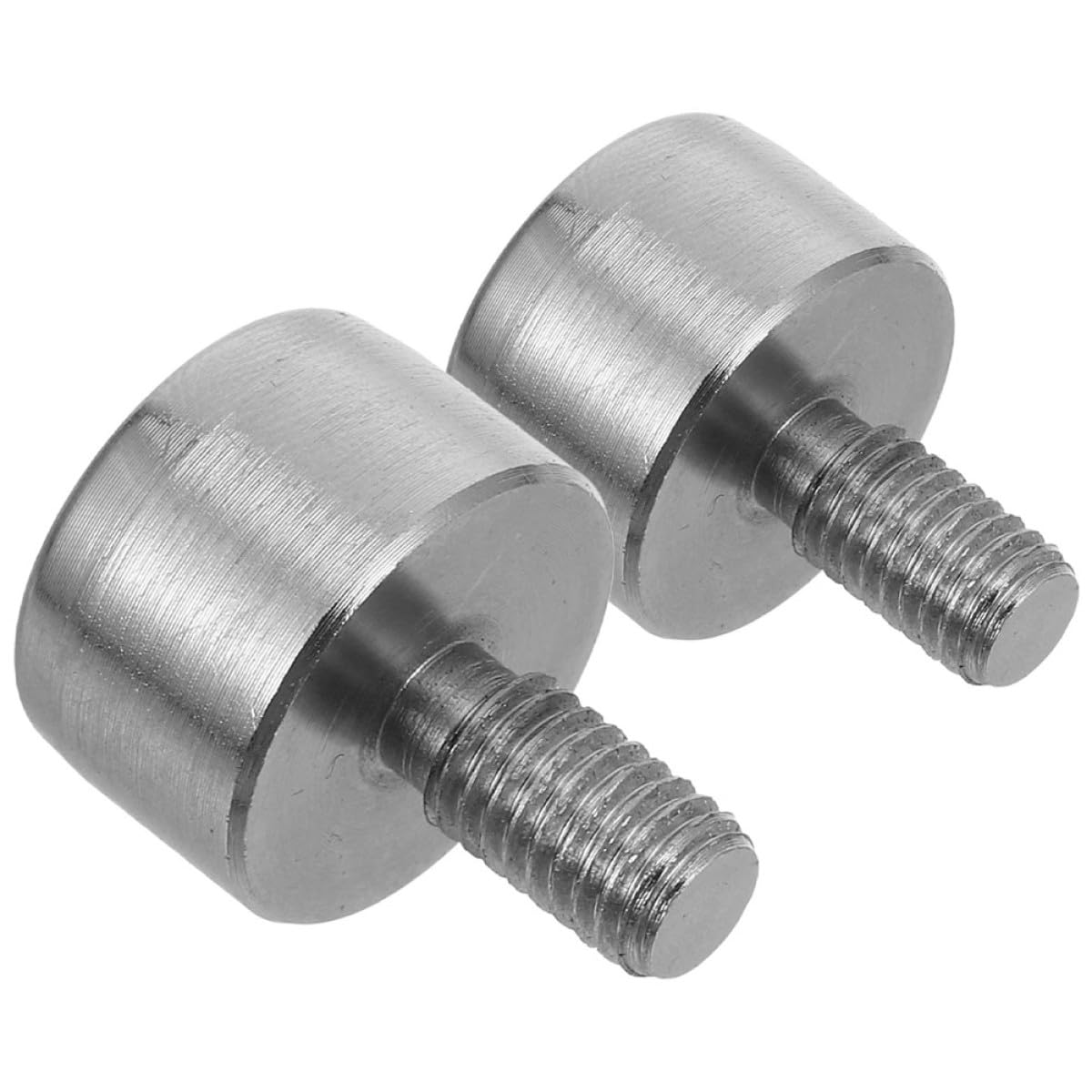 FRCOLOR 2pcs Threaded Ball Transfer Bearings Rollers 1 Inch Ball Caster Hardware Steel Bearings for Material Handling, Industrial Transmission and Furniture Trolleys