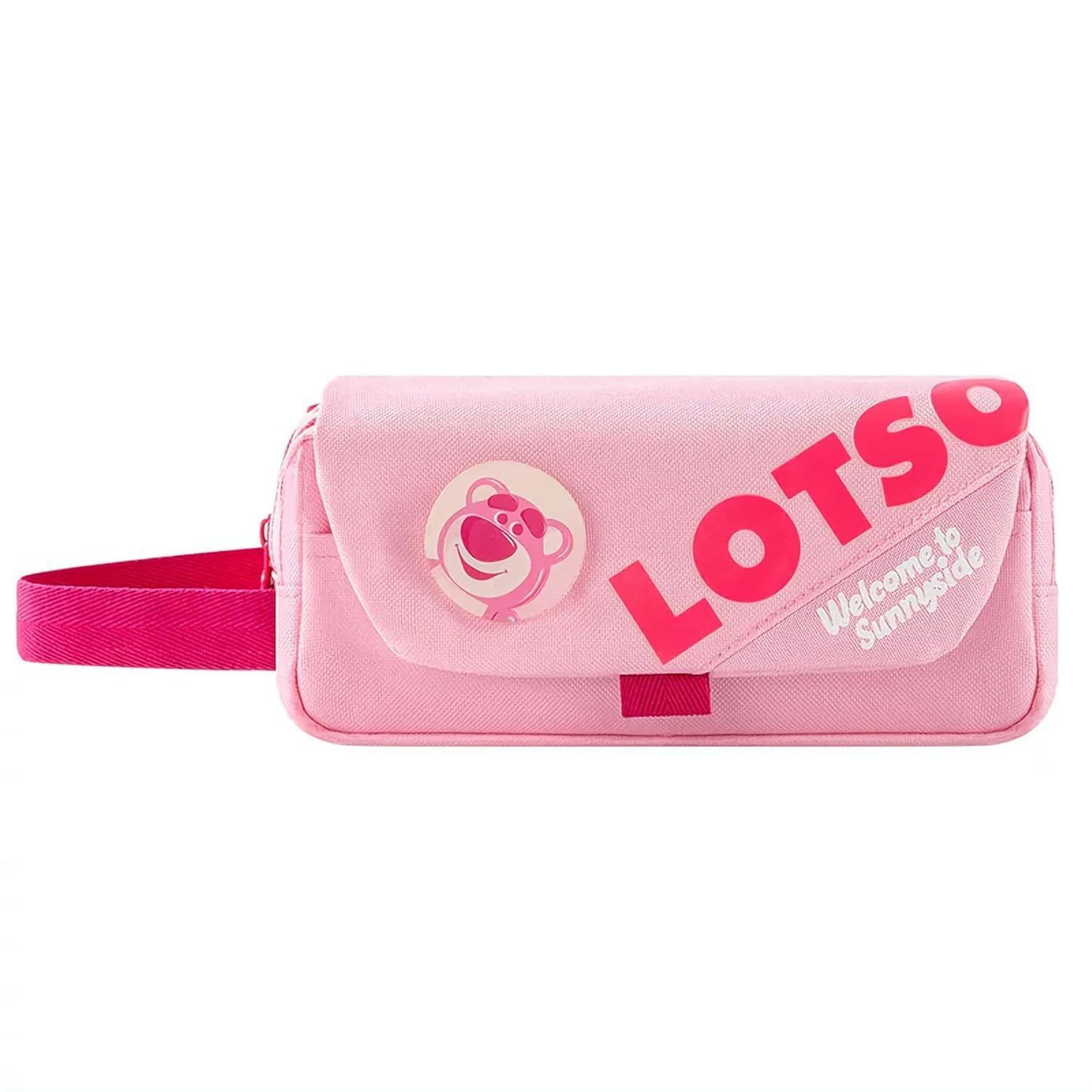 Pencil Pouch | Cute Pencil Case for Kids | Flexible & Lightweight Stationery Organizer with Handle – [Pack of 1]