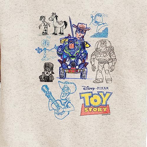Disney Toy Story 4 - Character Sketches - Toddler & Youth Crewneck Fleece Sweatshirt3