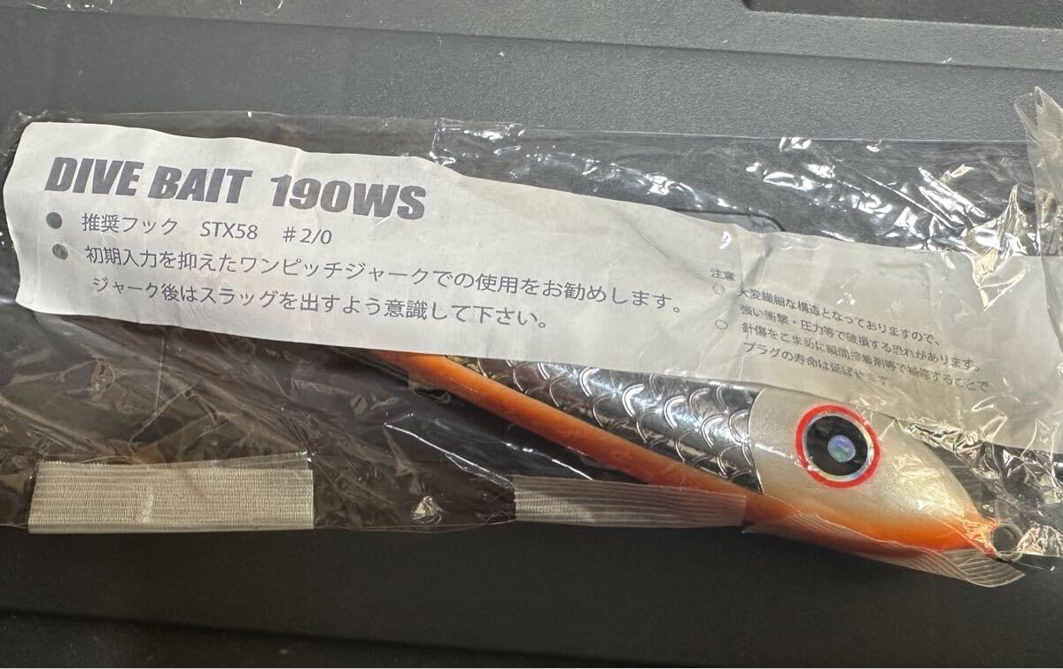 ローカルスタンダードDIVE BAIT 190WS 限定オリカラ ダイブベイト190WS オリカラ カラー DIVEBAIT ローカルスタンダード