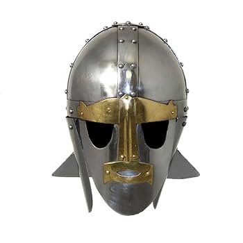 女性の胸像 金属製 角のあるヘルメット 剣 台座付 Amazon.co.jp: Urban