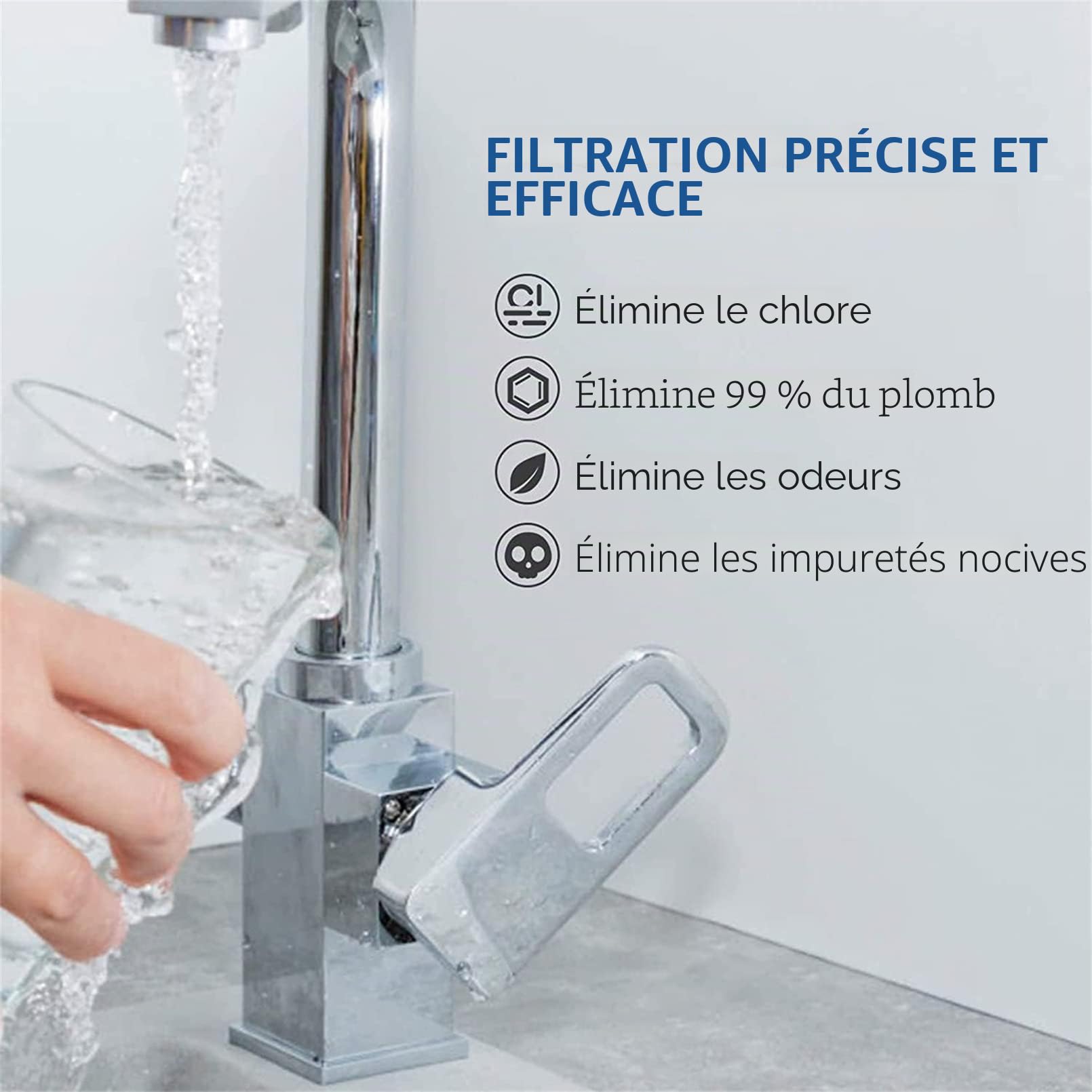 Filtre à eau LT1000P/PC/PCS pour réfrigérateur, filtre à eau externe pour frigo ADQ747935, certifié NSF, compatible avec MDJ64844601, ADQ74793501, ADQ74793502, Kenmore9980..