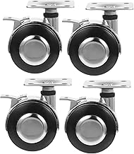 Hemoton 4 Pçs Rodízios Rodas De Cadeira Giratória Para Carrinho Conjunto De 4 Camas Cadeira De Mesa Roda Móveis Rodízios Rodas De Cadeira De Escritório Universal Roda De Rodízio Para