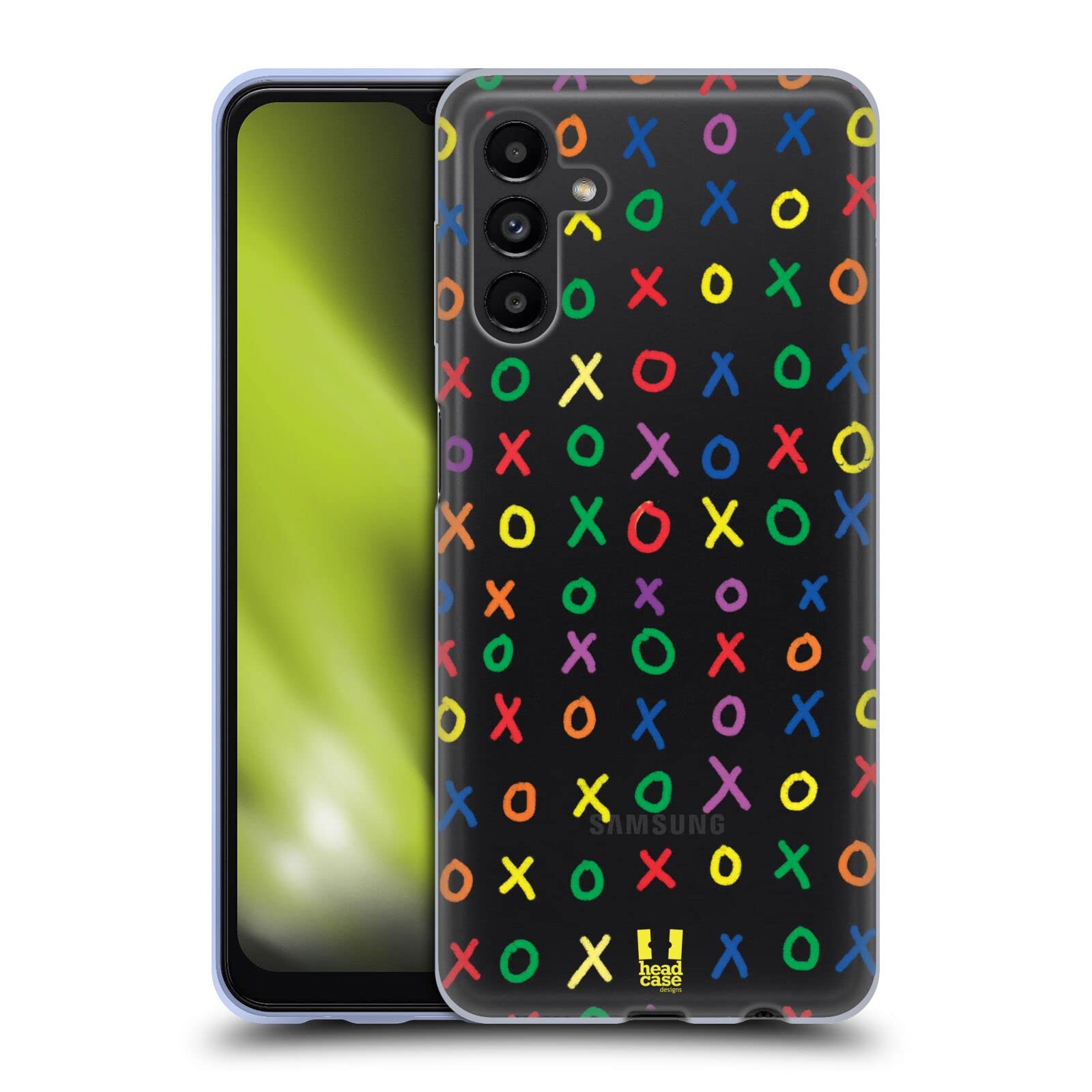 Head Case DesignsXoxox Rainbow Madness Soft Gel Case Compatible with Samsung Galaxy A13 5G (2021)