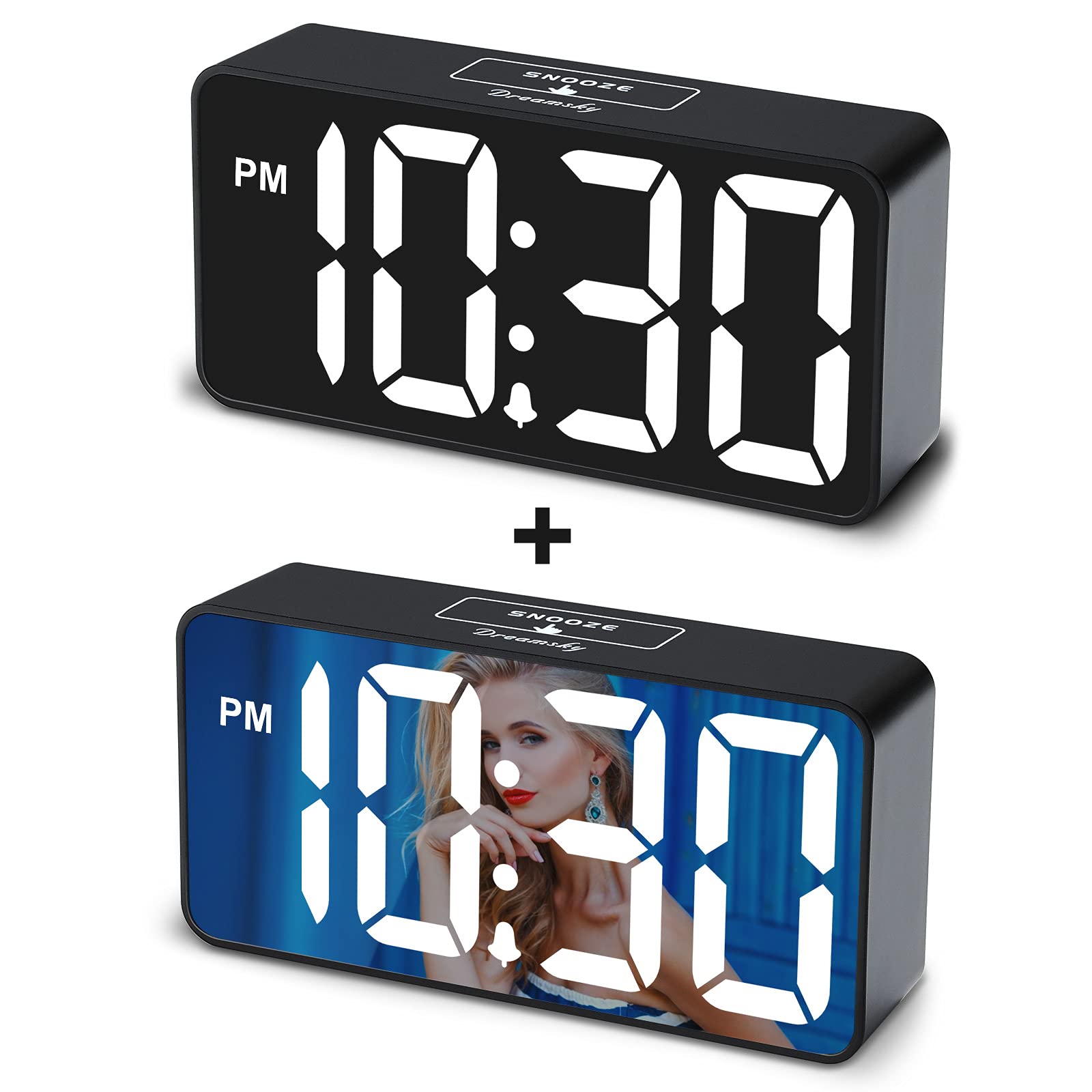 Buy DreamSky Small Digital Alarm Clock with Large Clear Digits and