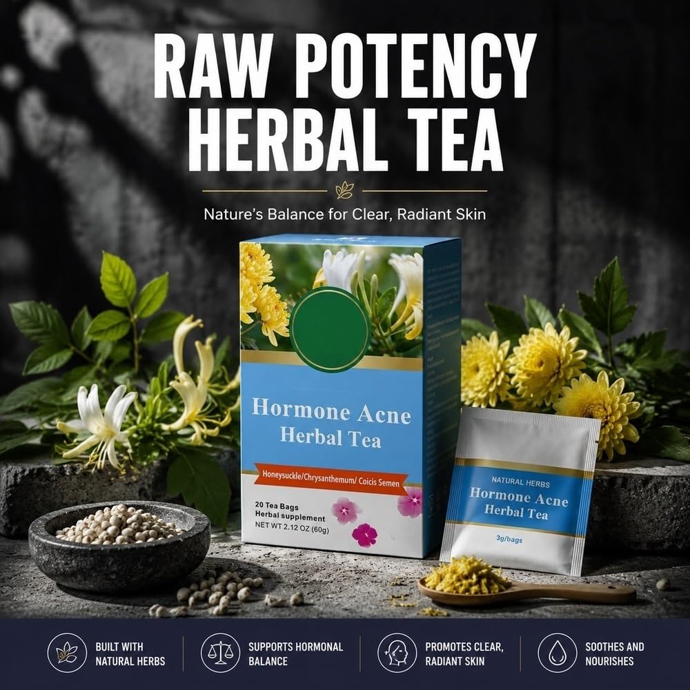 Sachets de tisane, boisson chaude à base de plantes, 20 unités par boîte