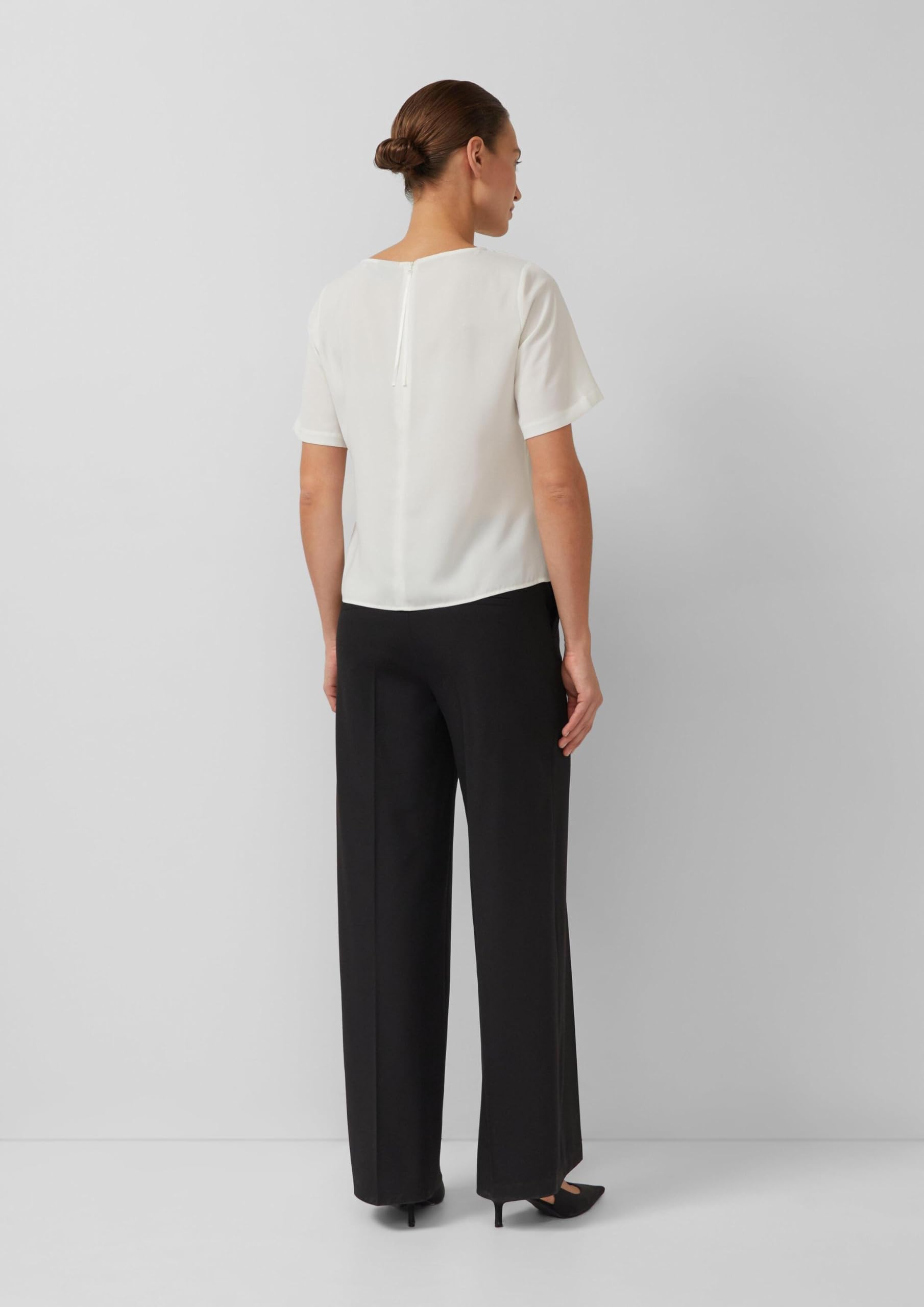 s.Oliver Black Label Damen 2177309 Bluse Kurzarm (1er Pack)