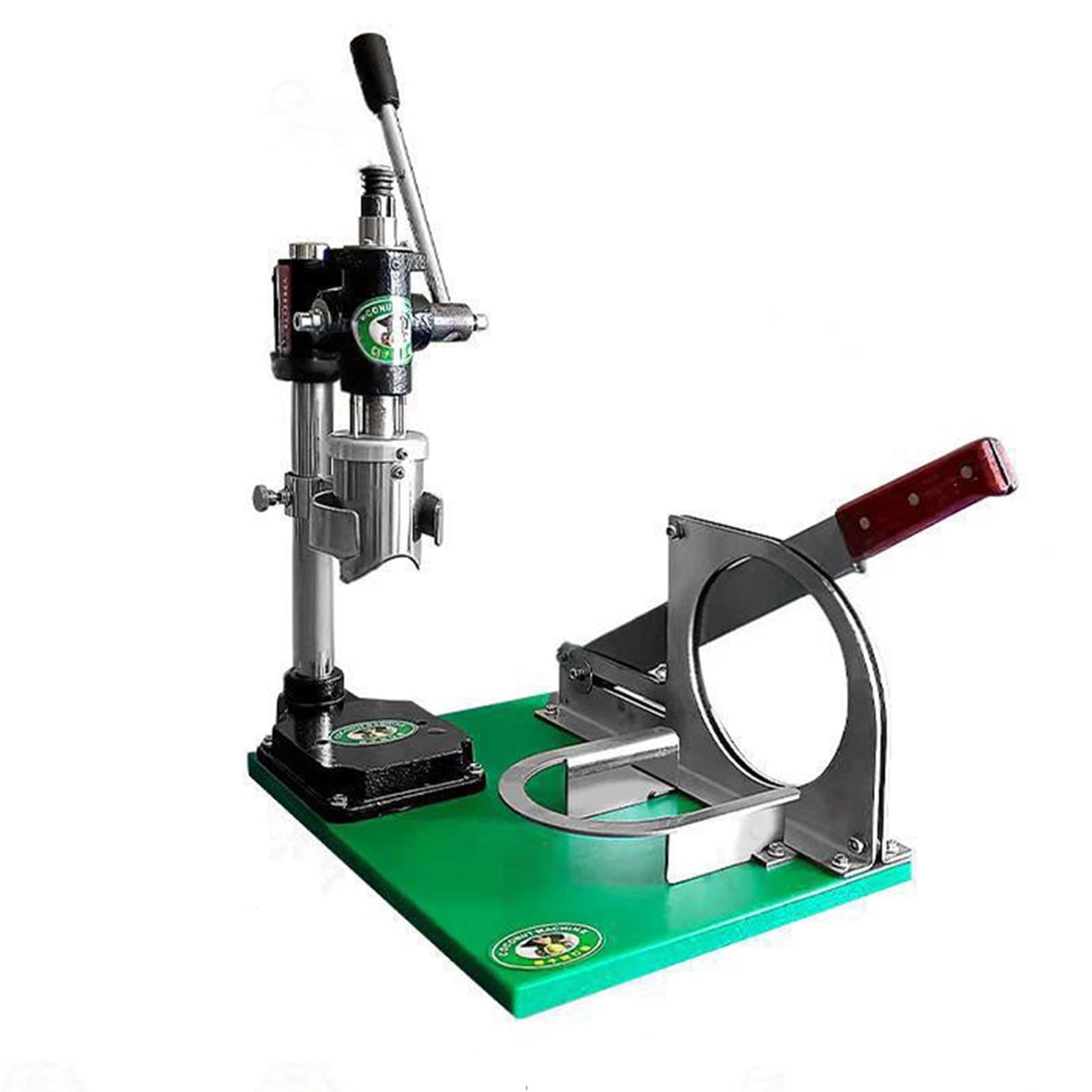 ZHJOPP Manual Coconut Hole Opening Machine, Stainless Steel Hand Press Drill Opener for Home and Commercial Use, Tender Coconut Tool (A head)