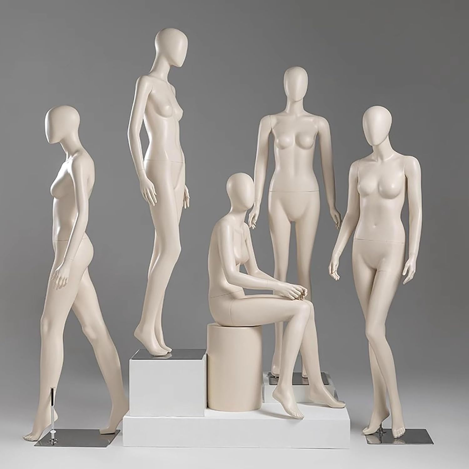 マネキン、小売衣料品店向けの女性全身マネキン、マネキンボディドレスフォームトルソー女性マネキン、衣服用ボディマネキン、軽量で移動が簡
