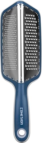 Miniatura 1 de Cohesion Zester Grater Double-sided Graters for Kitchen - Kitchen Lemon Zester Tool for Cheese, Citrus, Garlic, Ginger, Nutmeg, Chocolate, Fruits,