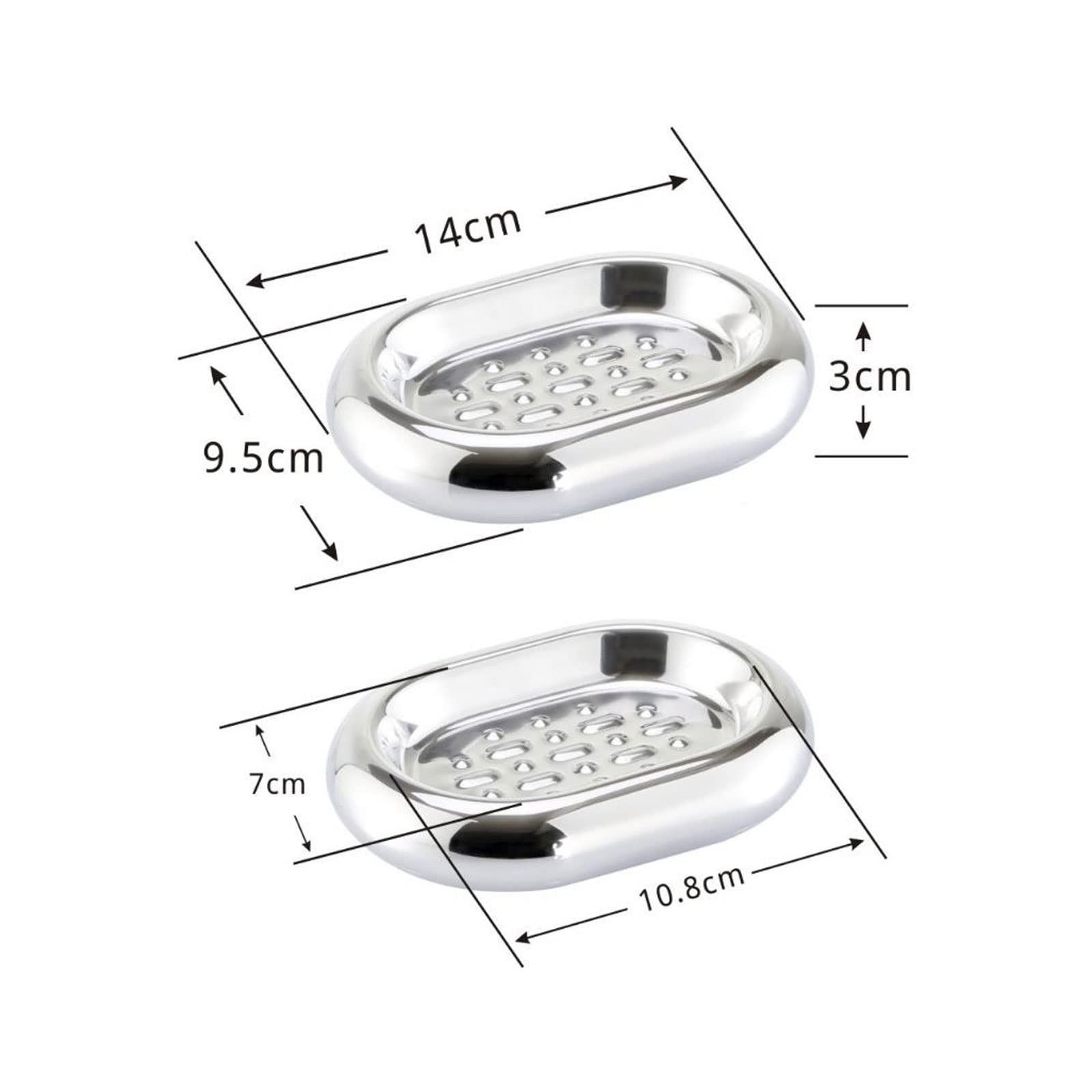 Jabonera de acero inoxidable 304, jabonera hecha a mano para drenar el baño y el inodoro