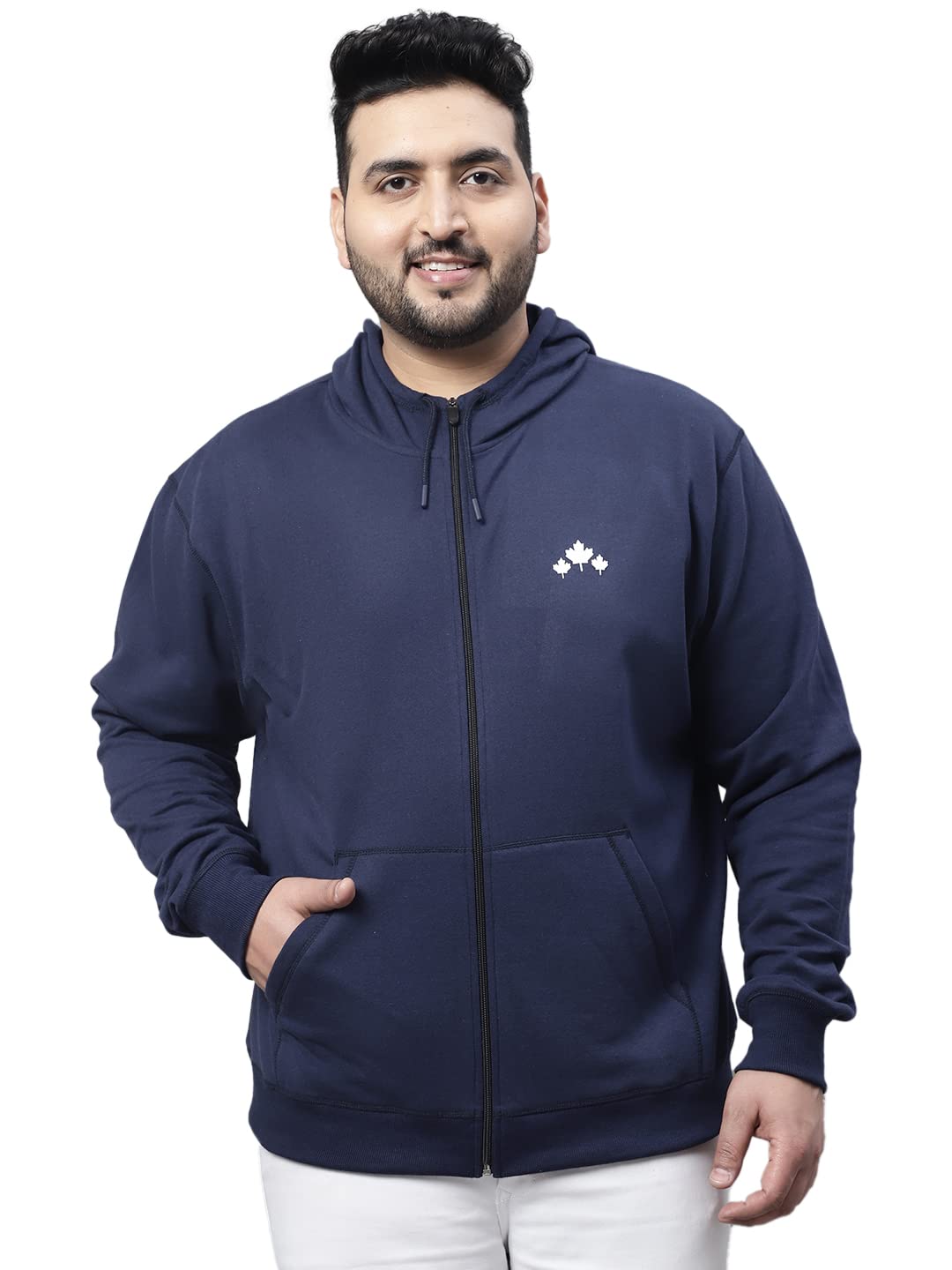 Men's Blue Full Sleeve Plus Size Sweatshirt & Hoodey for Boy's (MS 0005_SWSHBL_5XL)-image-8