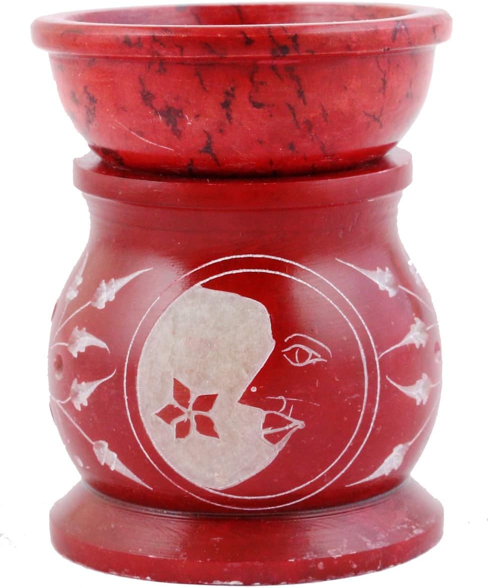Lámpara de Aromas de Esteatita Soul Sticks Roja