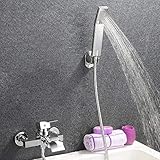 rubinetto per vasca set doccia rubinetto miscelatore vasca esterno cascata bagno doccia, cromo