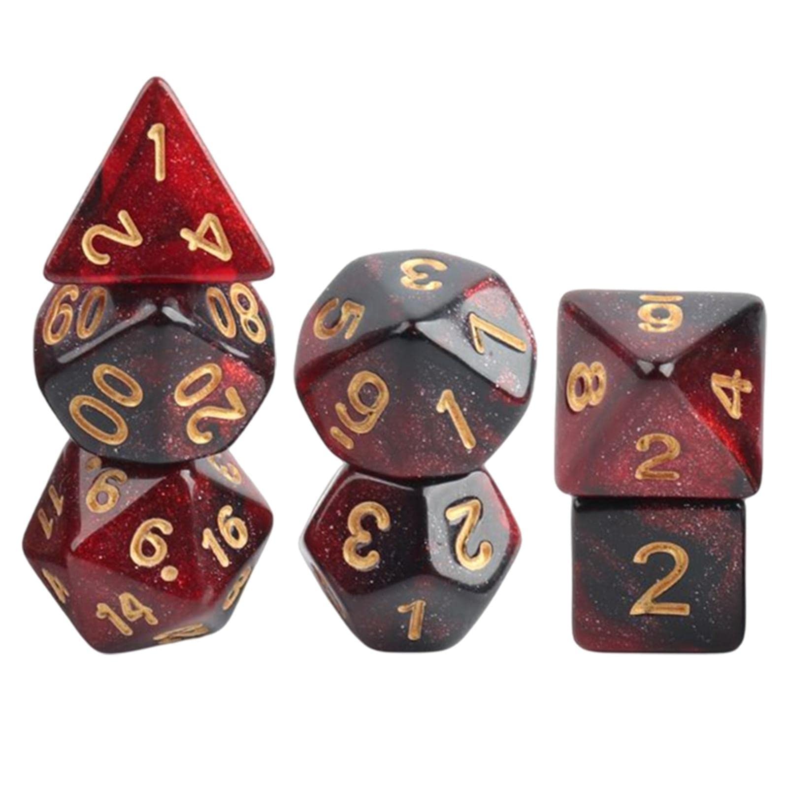 LOOM TREE® 7X Polyhedral Dice Party Game Dice Game for DND Table Game Star Red| Games | Role Playing Games | Dungeons & Dragons | Accessories & Dice (B0CHRJWG8B) Amazon Price History, Amazon Price Tracker
