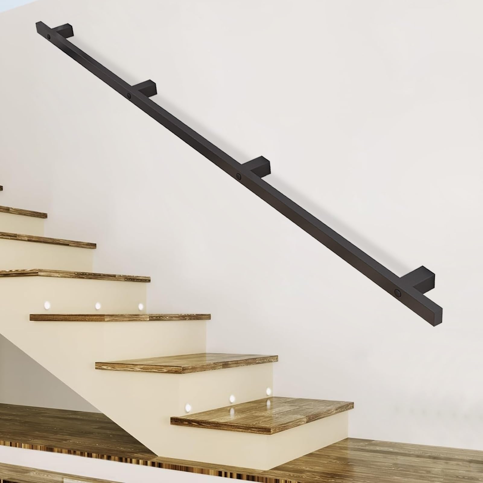 Rampe d'escalier antidérapante pour sécuriser les marches intérieures et extérieures