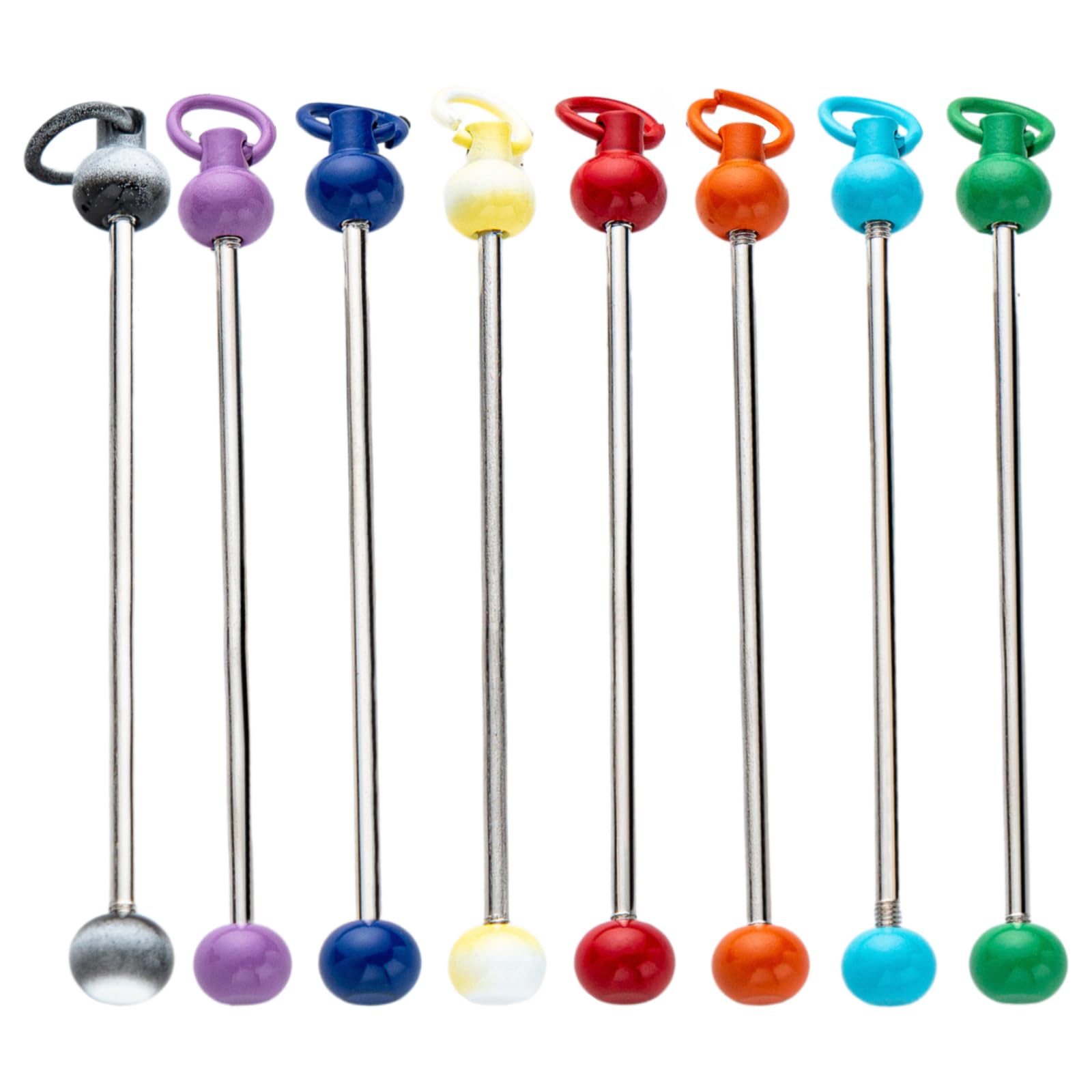 Amazon.co.jp: [VIBRIPRIYA] 8 個ビーズキーホルダーチャーム