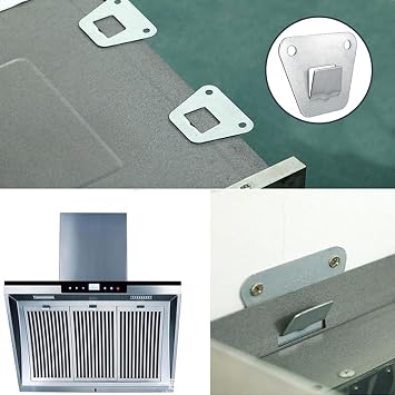 QPINGH 2Pcs Wall Fan Mounting Bracket, Heavy Duty Wall Mounting Fan Bracket with Screws and Expansion Tube, Metal Oscillation Fans Hidden Holder Bracket