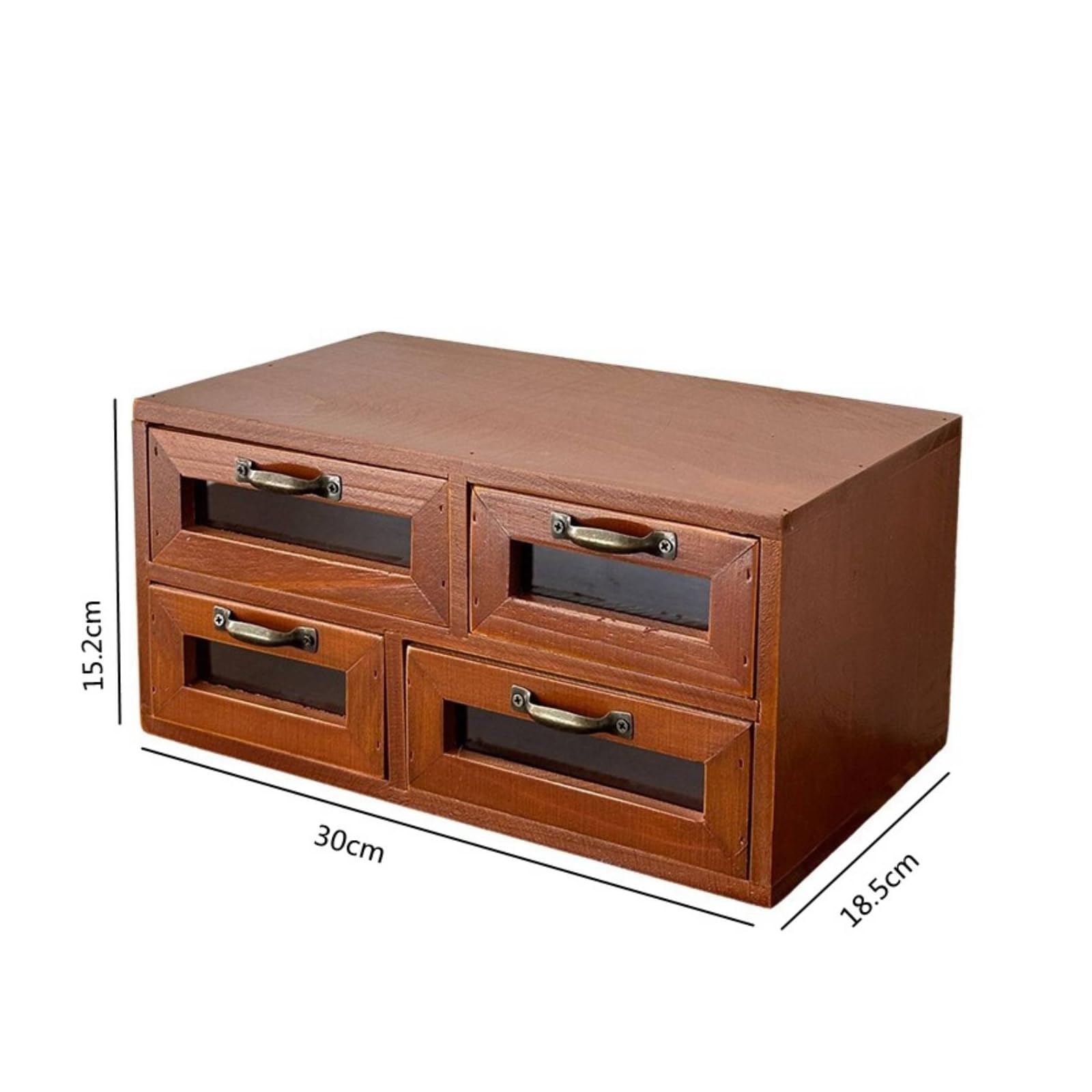Contenitore Tavolo in Legno con Cassetti Scorrevoli Rack Scrivania Organizer Portaoggetti per Artigianato