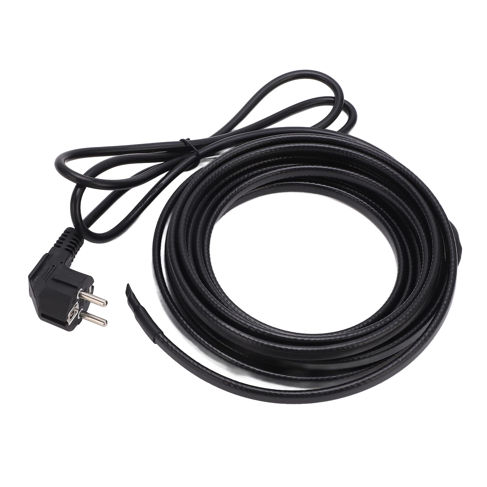 Selbstregulierendes Heizband für Rohre, 5 Meter, 220V EU-Stecker, Polyolefin Material, 25W/M Leistung, -60°C bis 65°C Temperaturbereich