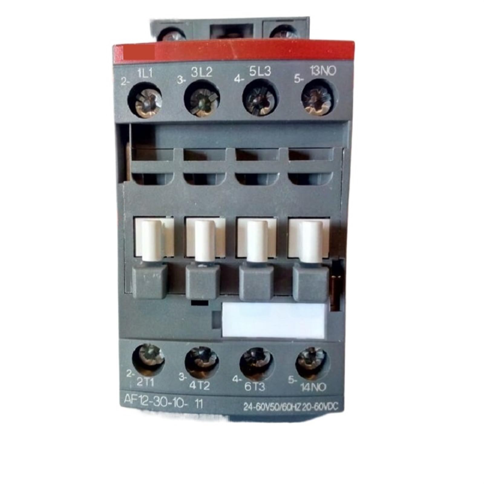 JJHQOKYNA 3-ploe Contactors AF Series AC/DC 1NC Or 1NO 50HZ/60HZ 24V~60V DC 20V-60V 12A 5.5kw AF12-30-10-11 AF12-30-01-11 1Pcs(Af12-30-10-11 1no)