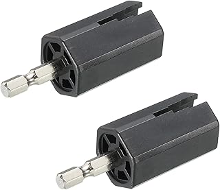 PATIKIL Assemble Electric Drill Hexagonal Guitar String Winder Head Peg Puller Repair Maintenance Tools Parts for Electric Acoustic Guitar Bass Pack of 2