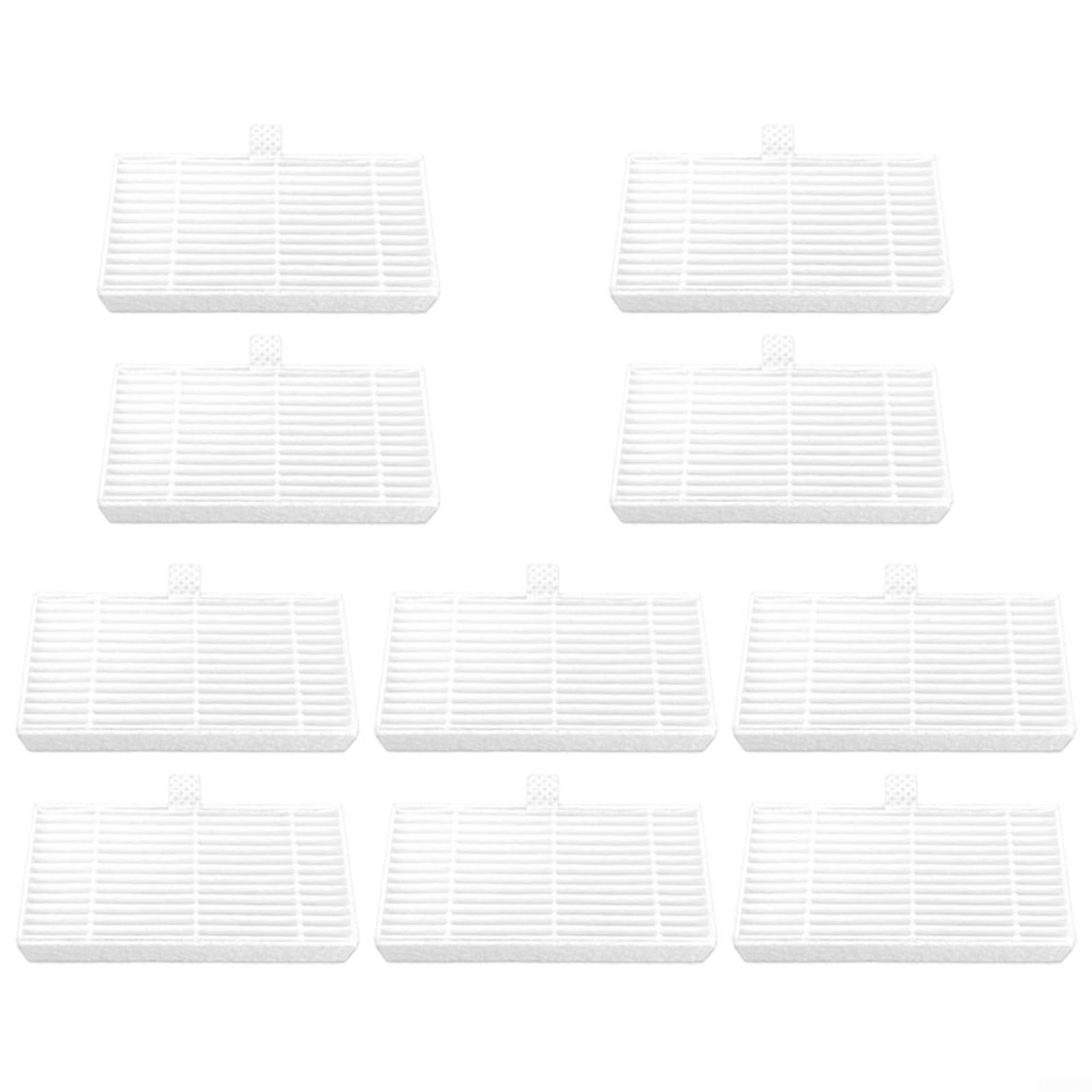 Filter for MAMNV BR150/BR151 for ZCWA BR150/BR151 2-in-1 Robot Vacuum Cleaner 81 x 40 x 12 mm Vacuum Cleaner Filter (10 Pieces)