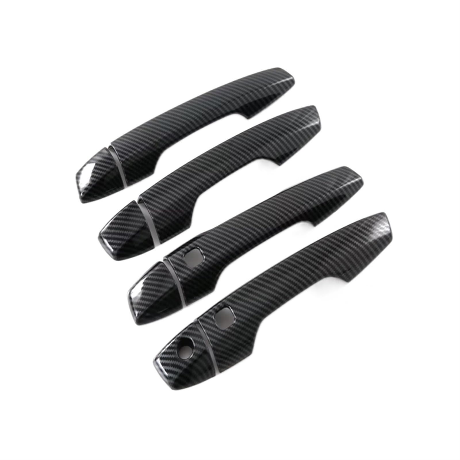 Drezzo Without Holes 1 Car Exterior Door Handle Rhd For Mitsubishi For Outlander 2022 2023 Abs Car External Door Handle Bowl Catch Cover Protection Trim(Without Holes 1)