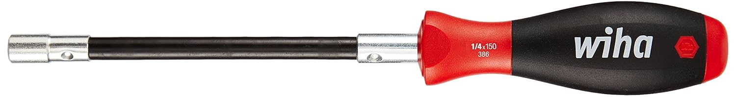 Wiha 38625 Bit Holder 1/4" with Retaining Ring, Flexible Shaft