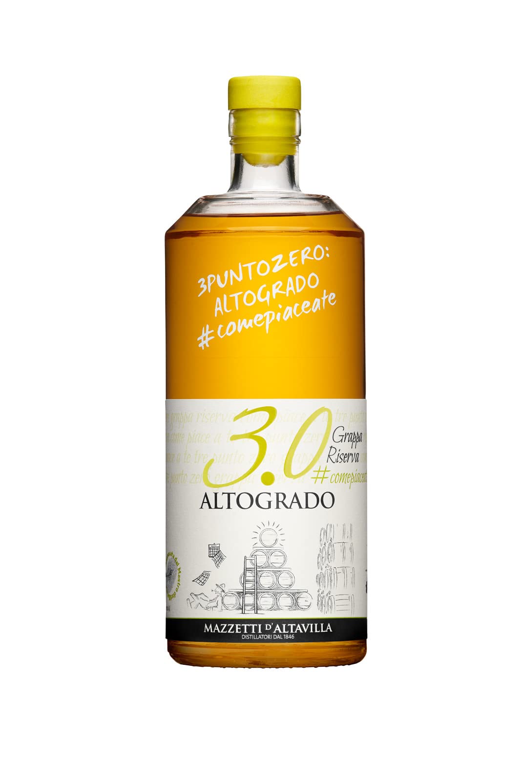 Mazzetti d'Altavilla - Linea 3.0 - Grappa ALTOGRADO High grade 70 cl