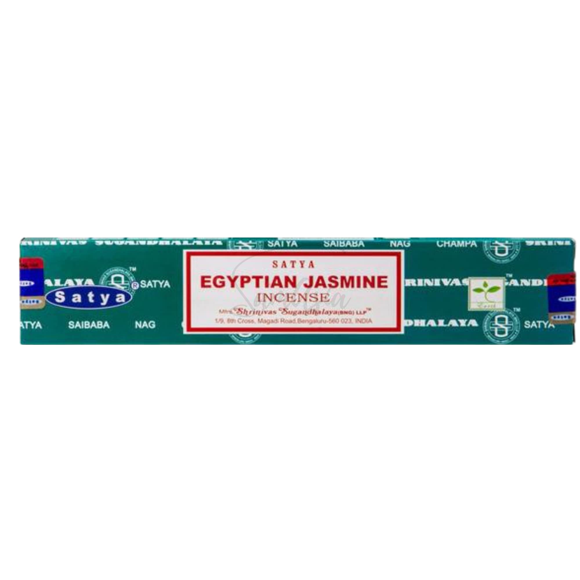 Samasia Satya Nag Champa Egyptian Jasmine Incense Sticks | X1 Pack | With Incense Holder | Incense Can Be Used For Aromatherapy, Yoga, Meditation And Relaxation
