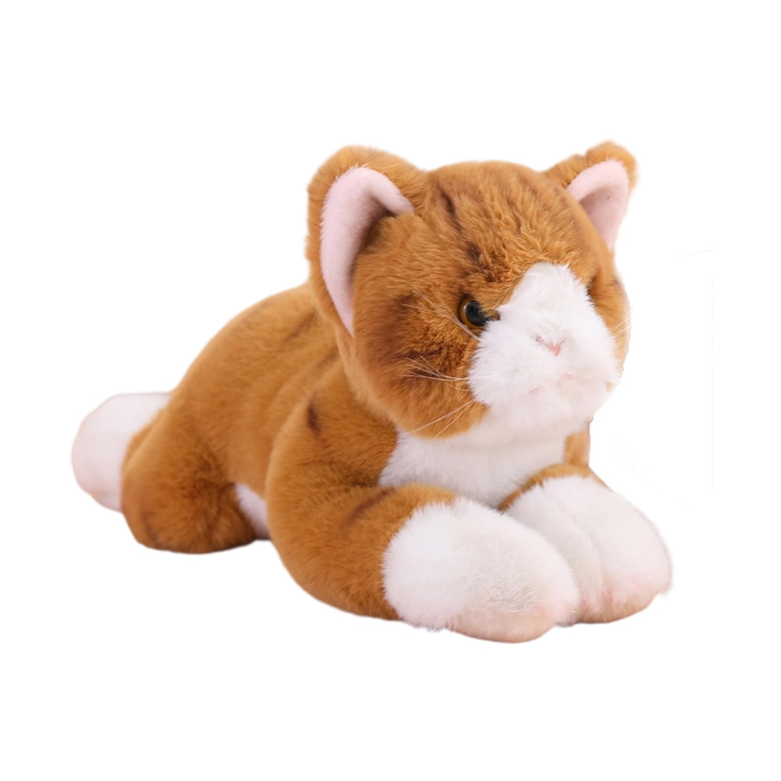 Generisch Juguete de peluche realista similar a la vida para perros y gatos, postura suave, compañero de animales, regalo para niños y niñas, perro de peluche realista
