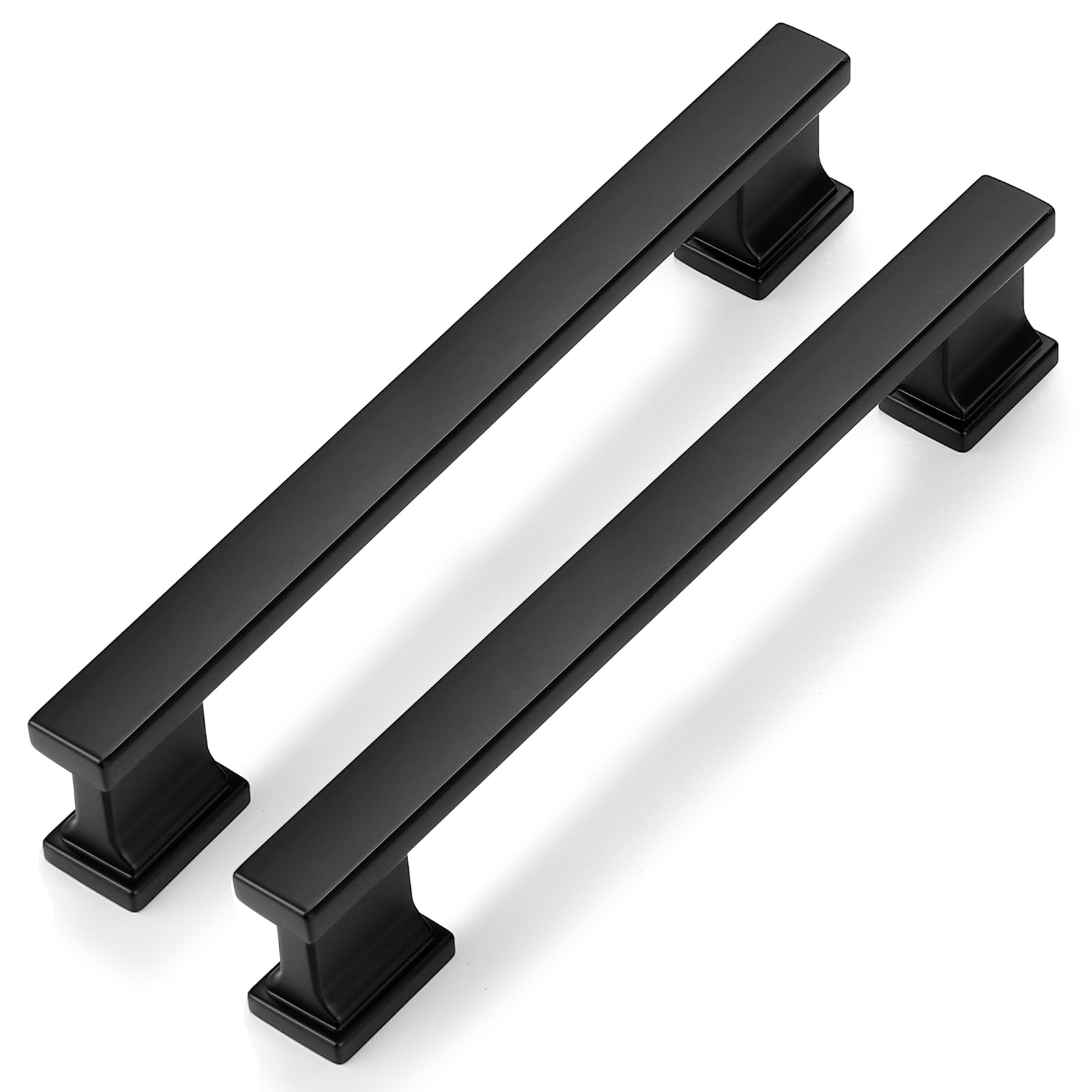 Probrico 5 Pack 5 Inch Matte Black Cabinet Handles, Heavy-Duty Drawer Pulls for Dresser Hardware, Corrosion-Resistant Pulls for Cabinets and Drawers.