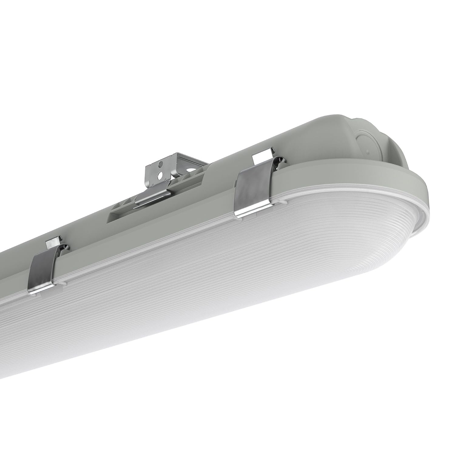 TRAXON LUXPOINT® Pantalla Estanca LED 68W 150cm 150Lm/W CCT Ajustable IP65 IK08 Gris – Luz Industrial Garaje Almacén Taller (68W 150cm CCT)