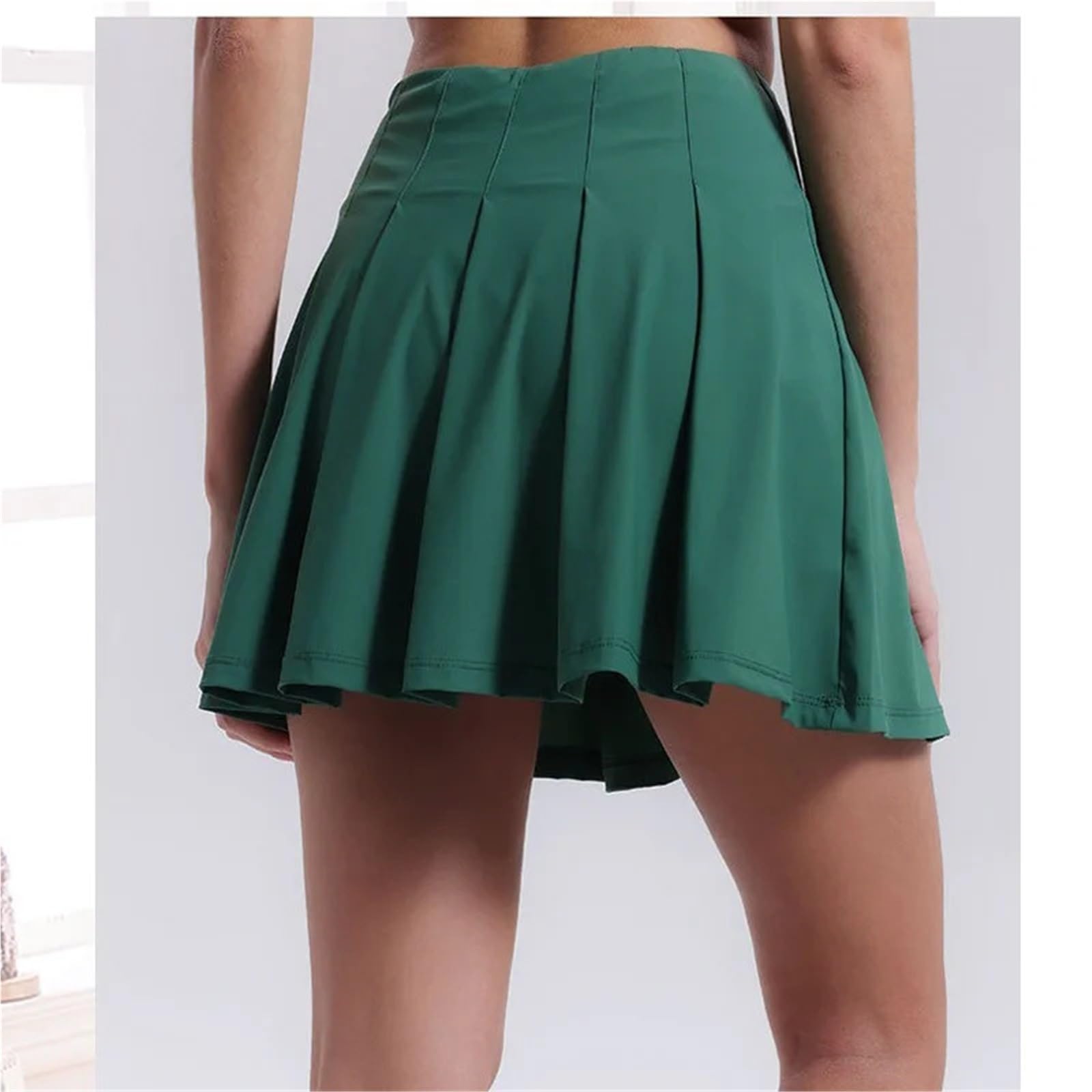 Falda de Tenis Plisada Nailon Spandex con Bolsillos | Multicolor SML XL Deportes Tenis Running Gimnasio Ocio: Plisados ​​Bolsillos Stretch Mujer