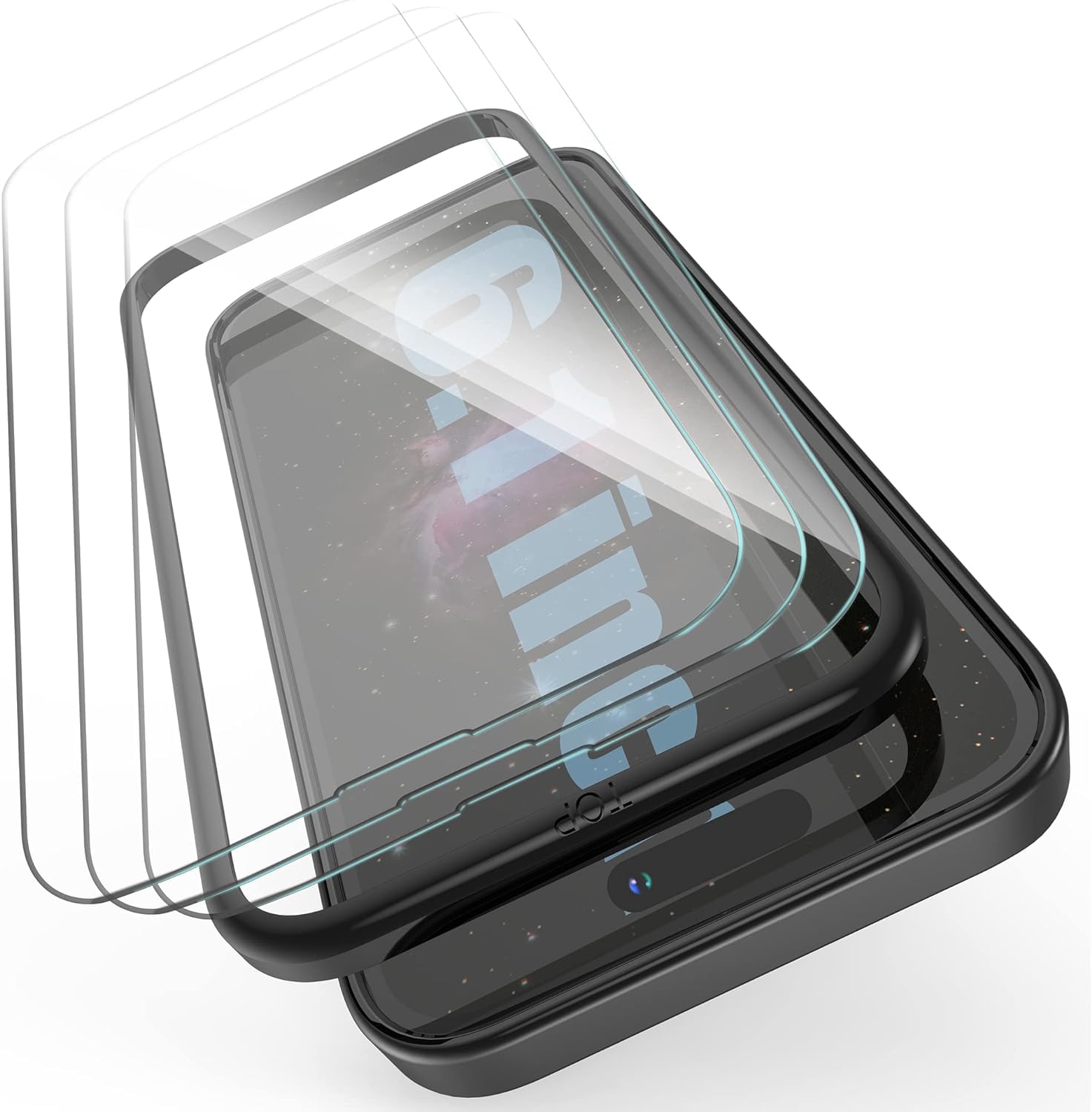 SURPHY 3 Pack Vetro Temperato Compatibile con iPhone 15/15 pro