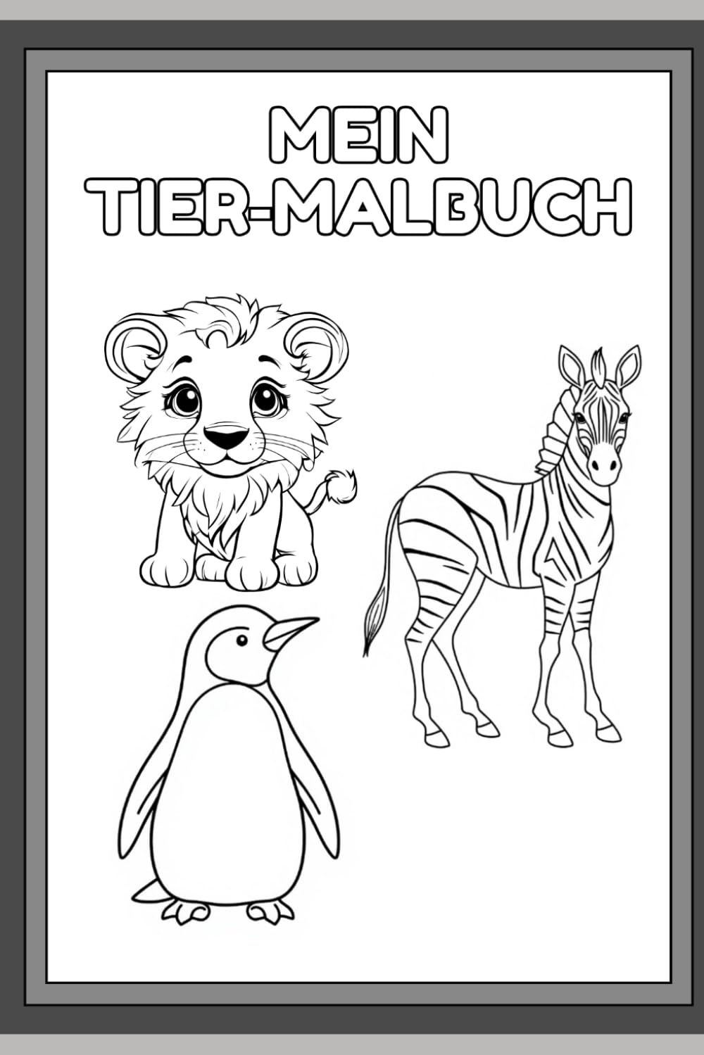 Mein Tier‑Malbuch