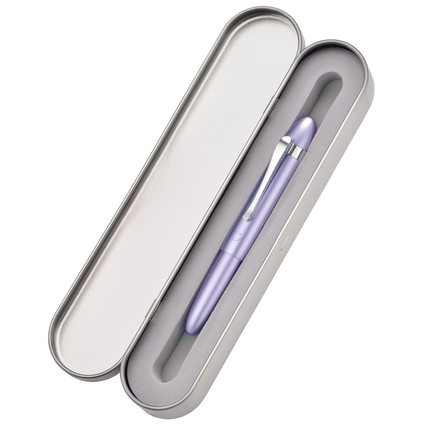 HONG DIAN M1 Fountain Pen Fine Nib, Purple & Submarine Shape Aluminium Short Mini Pocket Travel Pen - Image 3