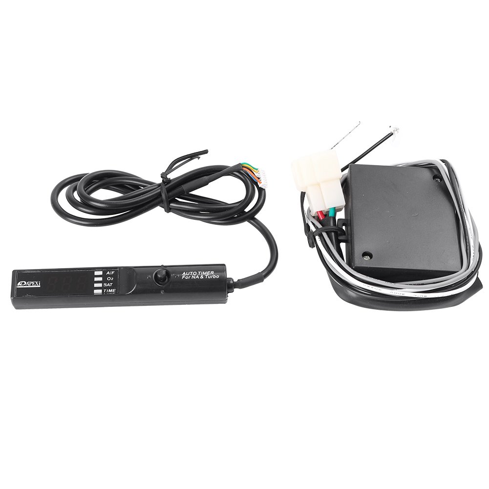 Bacar Turbo Timer Device Control Unit Retarder LED Digital Kit Black For Truck Pickup SUV for Vans Trailers for Jeep Universal Car