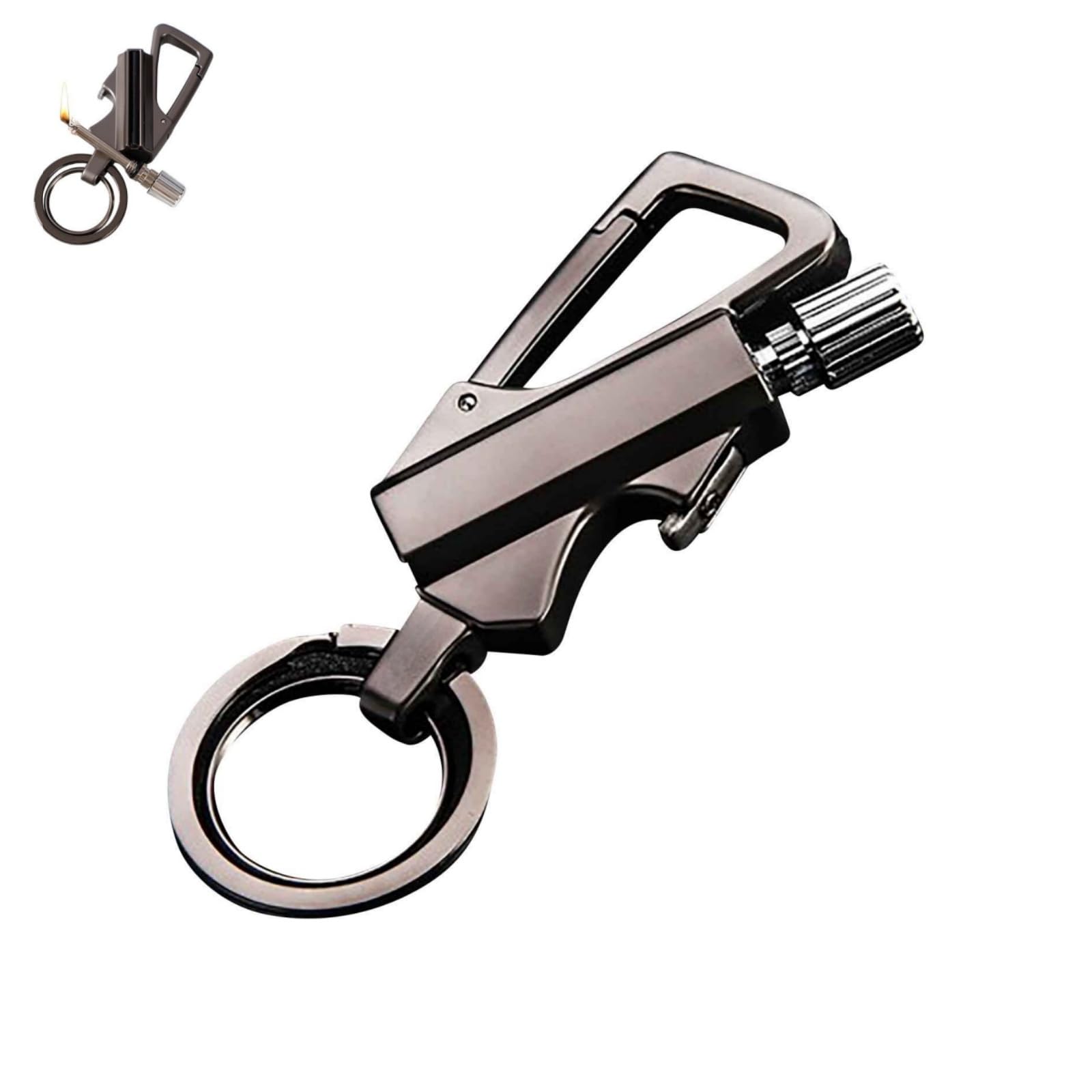 Permanent Match Infinity Lighter with Multitool Keychain Bottle Opener Reusable Waterproof Match Strike Anywhere Forever Flint Fire Starter
