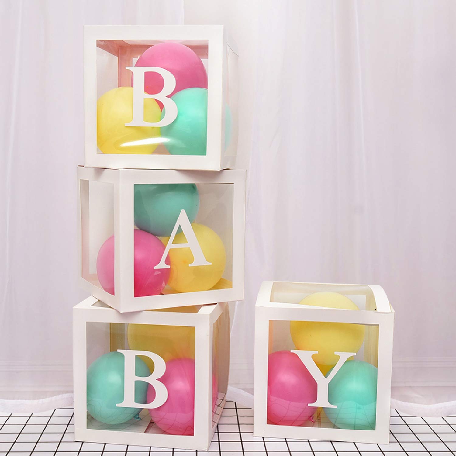 Buy YoleShy Baby Shower Decorations Foldable Baby Balloon Box Set with